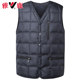 Yale men's vest 2020 spring and autumn new warm vest cotton jacket men's solid color Korean version of the trend sleeveless shirt Yale men's vest 2020 spring and autumn new warm vest cotton jacket men's solid color Korean version of the trend sleeveless shirt