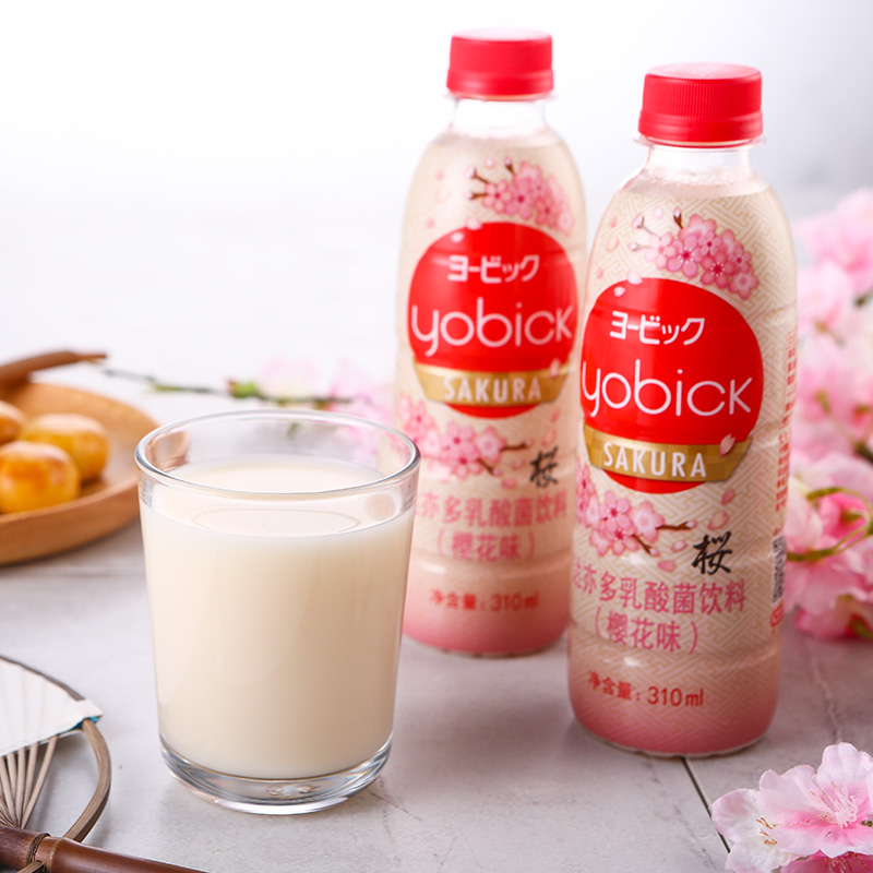 dydo lactobacillus beverage imported from thailand 310ml * 12 bottles of cherry blossom lactobacillus beverage