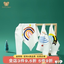 Childrens long-sleeved T-shirt baby spring and autumn top Pure cotton girls baby base shirt Spring and Autumn childrens clothing boys foreign tide 2