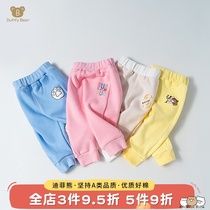 Baby velvet pants Spring and autumn baby leggings Girls and boys pants Autumn spring and autumn wear childrens autumn fashion trend