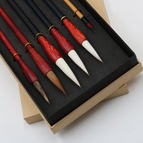 Out of the front 20-50mm calligraphy brush six brush sets stone badger wolves are ready to write different words with different pens