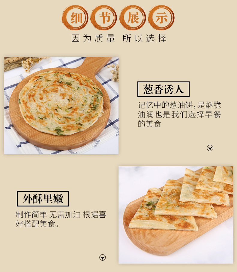 【常麦】老上海葱油饼家庭装30片