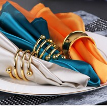 Model room accessoriesRestaurant Banquet cloth button Western dinner tablesEuropean style simple