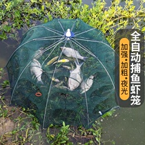 Fish net shrimp cage Fishing cage folding catch fish artifact Automatic catch fish net tool Catch fish net only can not get out of the large size
