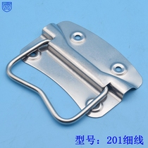 201 thin wire 304 stainless steel folding handle equipment box movable handle box ring handle industrial toolbox handle handle