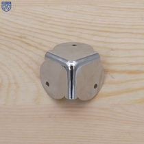 Round head angle iron chrome-plated corner guard corner code wooden box equipment box toolbox aviation bag angle code