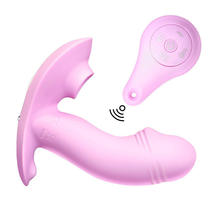 The new Tilang sucking licking vibrating warming wireless remote control jumping eggs students female masturbation devices female wearables