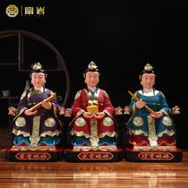 The statue of the goddess Sanxiao Niangniang is dedicated to the home Qiongxiao Yunxiao Bixiao Taoist Taoist resin Buddha statue Xian gu Sanxiao fairy
