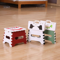 Thick foldable stool cartoon outdoor plastic Maza portable adult low stool children portable mini bench
