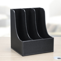 Fashion Arc file rack high-grade leather desktop file finishing frame basket creative business office data storage seat