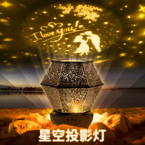 Sky City Music Box Birthday Gift for Girls Dream Star Projector Lights Romantic Creative Music Box Girl