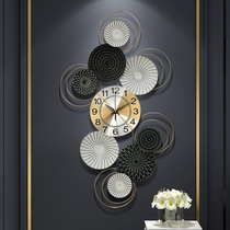 Modern simple Nordic light luxury watch wall clock Living room creative clock wall restaurant personality creative atmosphere hanging watch
