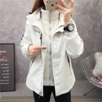 Emergency clothes womens Tide brand Korea three-in-one detachable outdoor autumn and winter soft shell plus velvet thickened mens waterproof ski suit