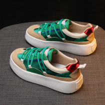 Small Zhong original white shoes 2022 new in the pine thick autumn sports leisure Arglyce shoes