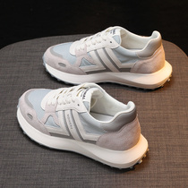 Waff Agan Father Shoes 2022 New Fall Female Shoes Tide in thick Spring and Autumn Spring Sleeping Plate Shoes