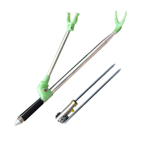 Stainless steel gun mount ground insert fishing rod bracket folding gun mount platform fishing rod rack hand pole rack fishing gear supplies