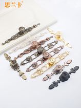 Single-hole round modern minimalist handle with negatives imitation ancient minimalist wardrobe TV wine cabinet gold drawer small handle