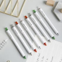 ins Wind Press neutral pen hipster literature and art fan ancient wind 0 5mm full needle tube Chinese style students use black pen red pen sign pen test with carbon pen hand account pen