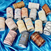 Skirting board self-adhesive wallpaper waterproof tile waist line sticker living room corridor border decorative floor floor footline wallpaper