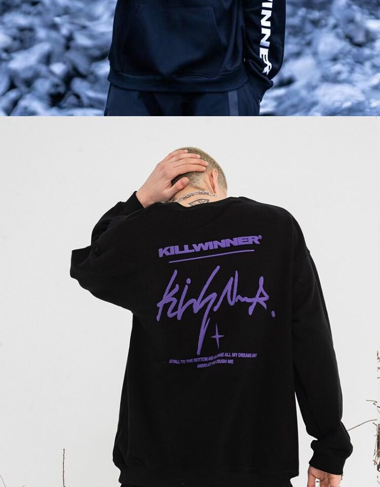 killwinner 万有引力系列卫衣 情侣款kw