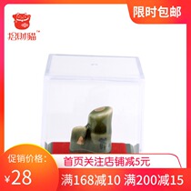Lucky cat mini ornaments with display box Home Office counter lucky bamboo creative birthday gift