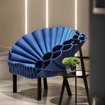 Nordic Design Art Peacock Chair Fashion Creative Light Extravaganza Green Single Chair Boilerplate Hotel High-end Furnishings
