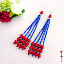 Mongolian New Fashion Fashion Ear Accessories Short Acrylic Flow Suearrings 100 Hitch Super Fairy Earrings Everyday Photo