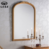 Crown Ding custom dressing mirror European style retro carved mirror dressing table wall mirror bedroom makeup mirror decorative mirror