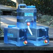 Storage Large width mouth square large number portable outdoor bucket onboard water storage barrel Self-driving water storage tank with dragon