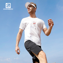 Engine Bird Summer Outdoor Marathon Running Sports Quick Dry Clothes Breakwind Short Sleeve Unisex