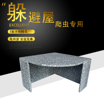 Stone turtle climbing pet dodging house Large granite humidifying grass Sukada tortoise Water turtle climbing pet dodging hole