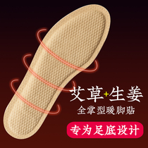 Self-heating warm foot patch heating insole warm foot paste warm baby foot hot Post Wormwood winter foot pad cold and warm