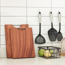 Home mildew-proof anti-bacterial Usandalwood cutting board solid wood whole wood kitchen case plate panel anti-cracking knife plate chopping board chopping block