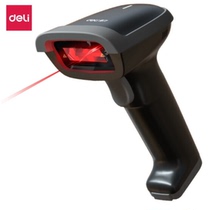 Able (Deli) 14880S Wired One Dimensional Laser Scanning Gun Sweep Code Gun Sweep Code Paper Type Catering Retail Express Warehousing Logistics Supermarket Merchandise Barcode Scanning Plug & Play