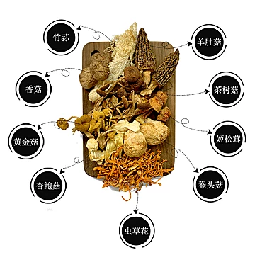野生菌类干货七彩菌汤包[3元优惠券]-寻折猪