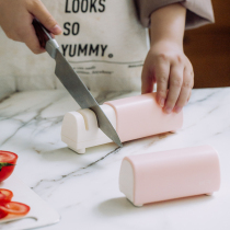 Tree sharpener household quick sharpener kitchen knife open kitchen easy grinding small manual ceramic fine grinding mini