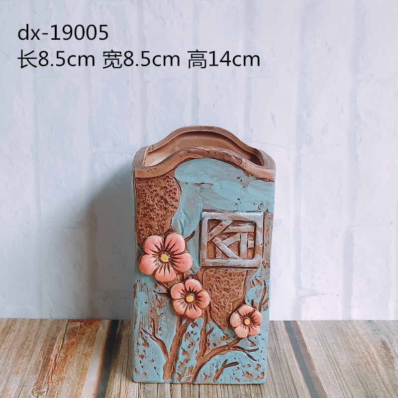 Creative flower POTS of jingdezhen ceramics, fleshy move Korean meaty plant a flower pot special large fleshy flower pot