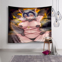FGO hanging cloth custom crown designated tablecloth Witch anime saint surrounding white Zhen Black Zhen poster background cloth