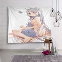 FGO hanging cloth custom high-definition two-dimensional destiny crown tablecloth anime peripheral black Joan of Arc poster background cloth