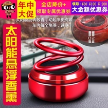 Yixuan car perfume decoration Air Force No 1 aromatherapy seat car modification interior double ring suspension solar rotation