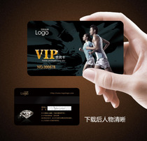 Fitness magnetic card printing ordinary card gym membership card making VIP card VIP card custom fitness club card