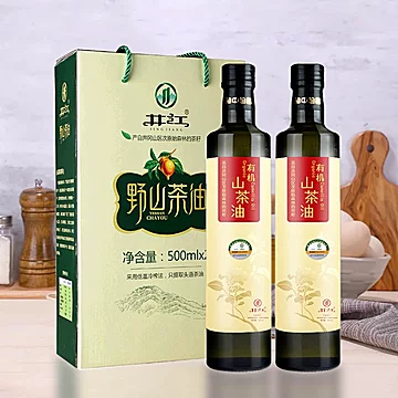 井江有机山茶油500ml*2礼盒装[30元优惠券]-寻折猪