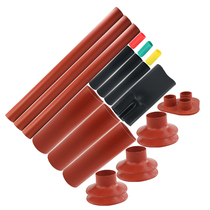 10kv Heat Shrinkable cable terminal end 8 7 15kv high voltage cable accessories power cable head Heat Shrinkable insulation sleeve