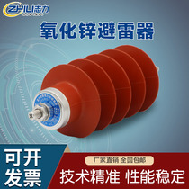 10KV zinc oxide arrester composite jacket silica gel gapless AC high voltage arrester oxide arrester oxide arrester