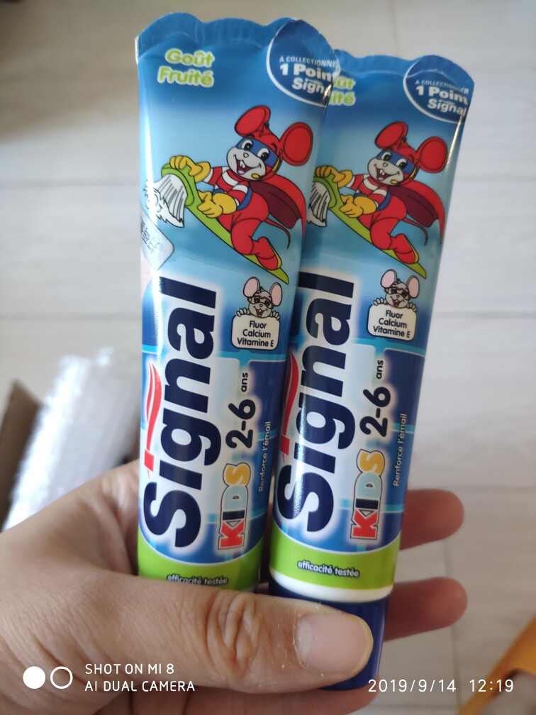 signal水果味牙膏2支效果怎么样真的好用吗使用两周真实效果