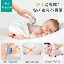 Baby hand grasping ball Touching ball Baby puzzle bite tactile massage Sensory tactile ball toys 0-3-6 months