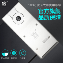 Floor spring Glass door accessories NH655 ultra-thin load-bearing 100KG German crown frameless door shaft Floor spring