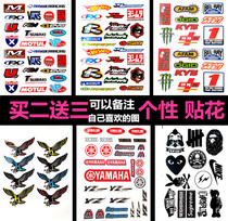 Motorcycle waterproof PVC sticker Yamaha QJ GS scratched and decorated personality body shell applid painting film