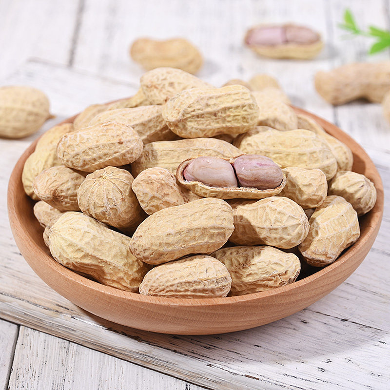 正宗龙岩水煮白晒花生蒜香原味带壳坚果五香咸干多味炒花生米零食