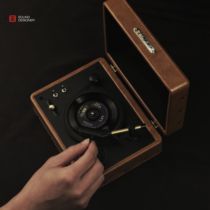 Witch 1900 Beetle 3 Inch Three Inch Black Gel Record Machine Bluetooth Sound Box Portable Sending Children Holiday Gifts